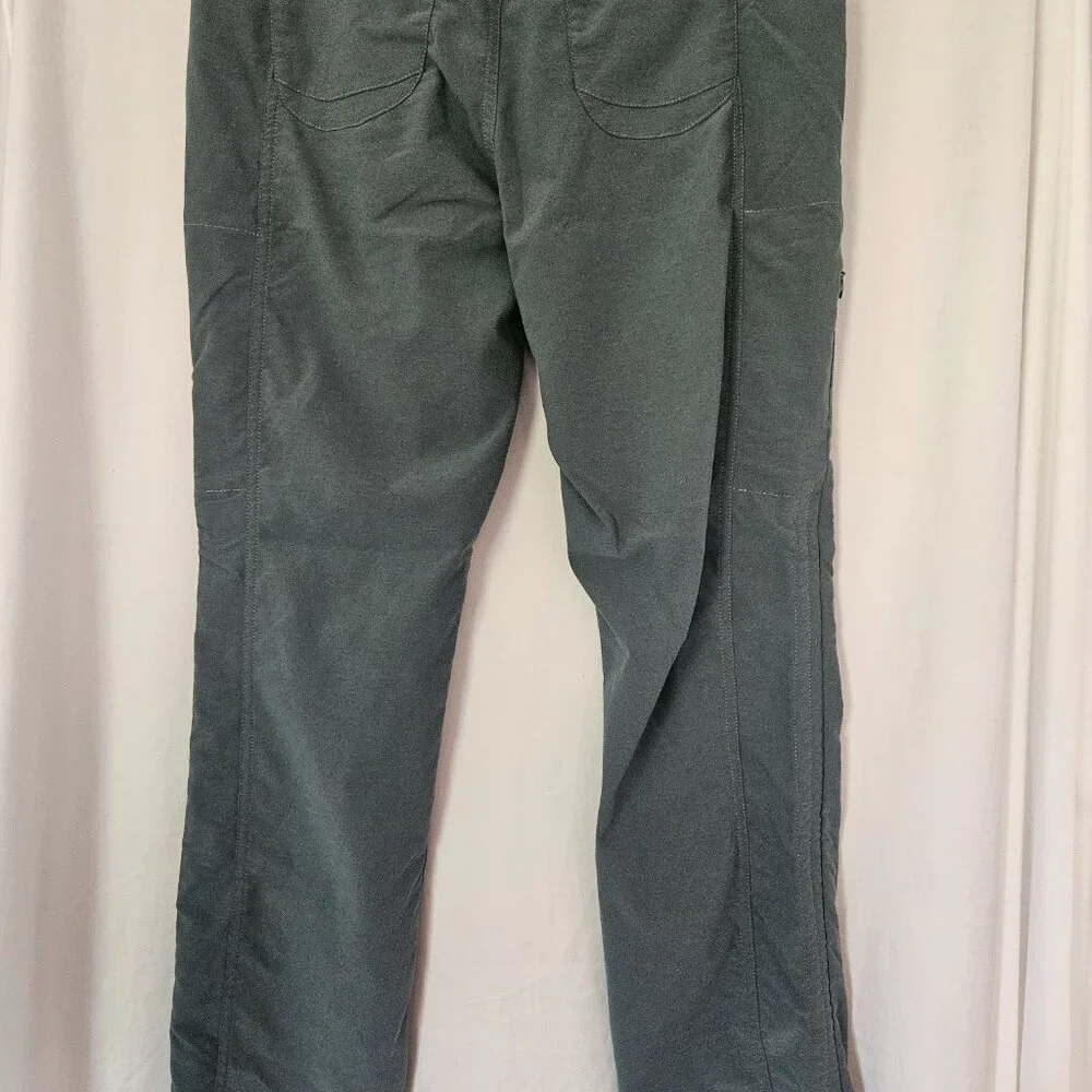women's KUHL Trekr Pants Hiking climbing Outdoor‎ straight leg Green size 10S - Picture 2 of 13